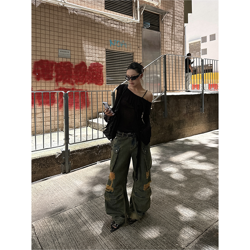 Multi Pocket Street Work Jeans 4