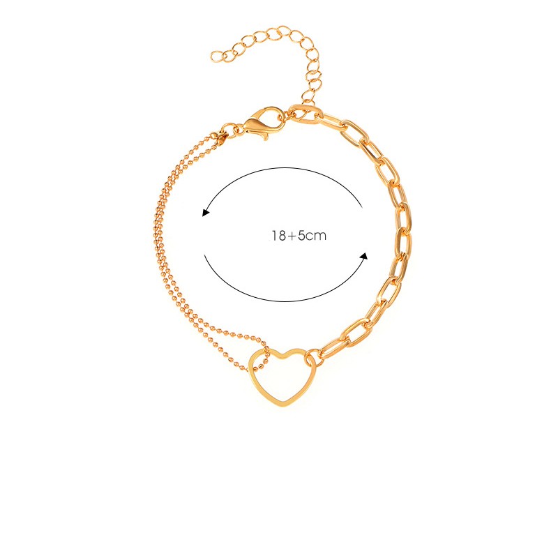 Gold Love Splicing Bracelet