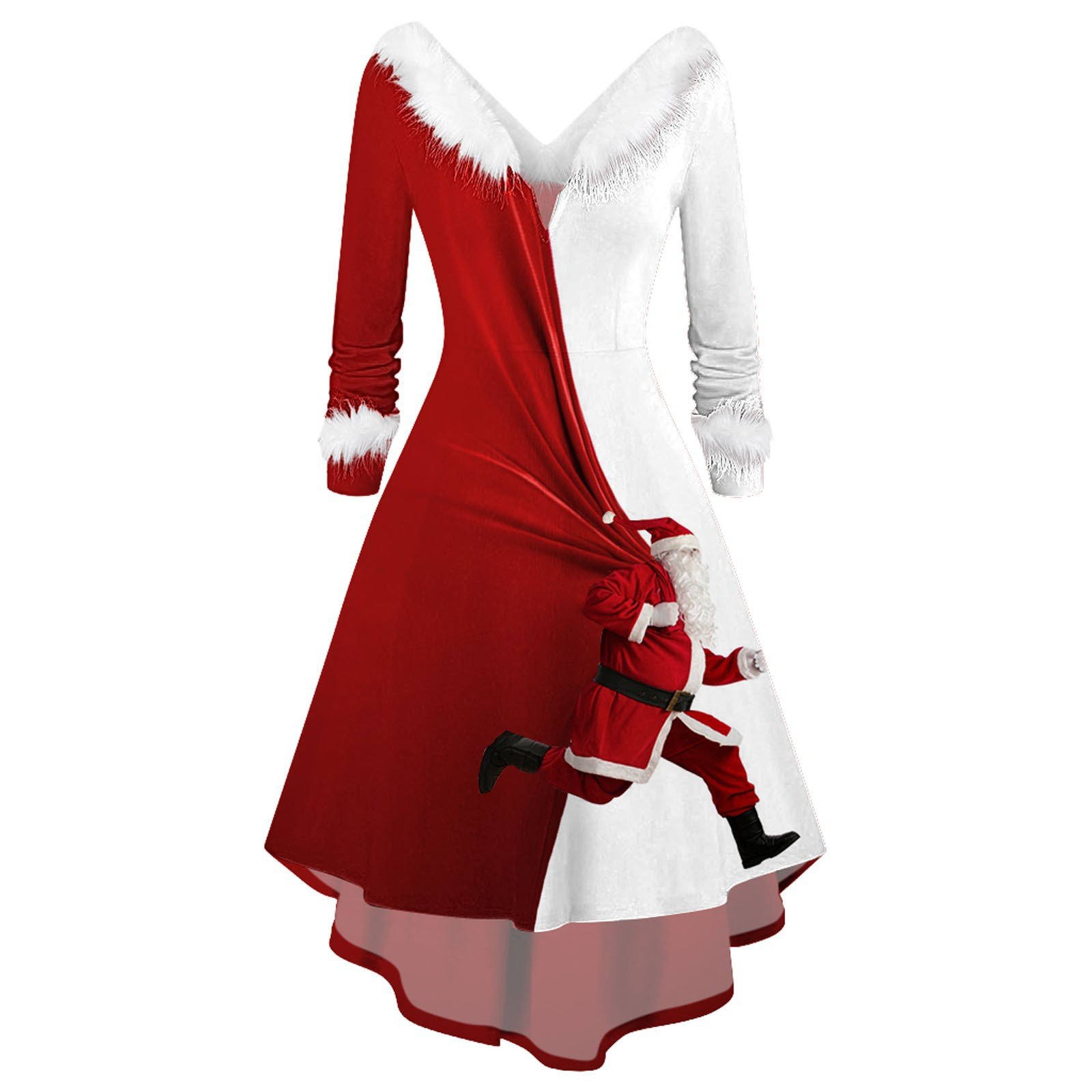 Women's Christmas Dress - Figure 6