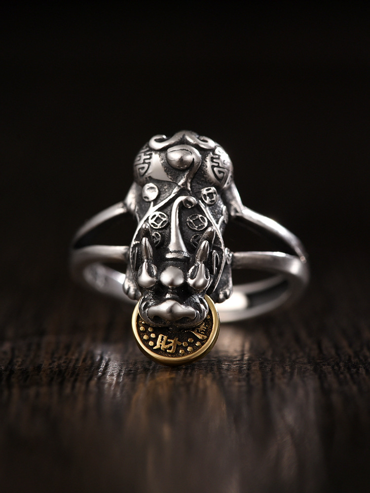 Fashion Vintage Thai Silver Ring 4
