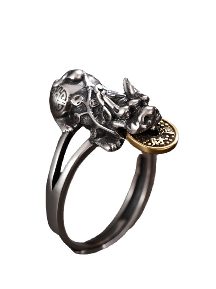 Fashion Vintage Thai Silver Ring 3