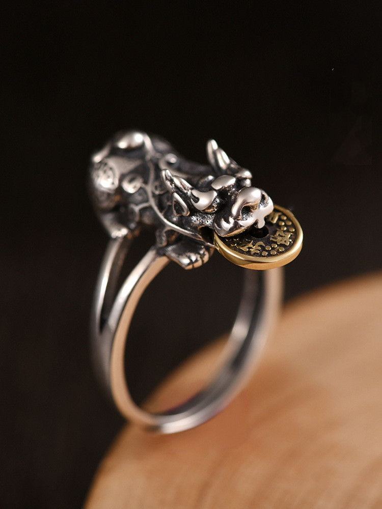 Fashion Vintage Thai Silver Ring 5