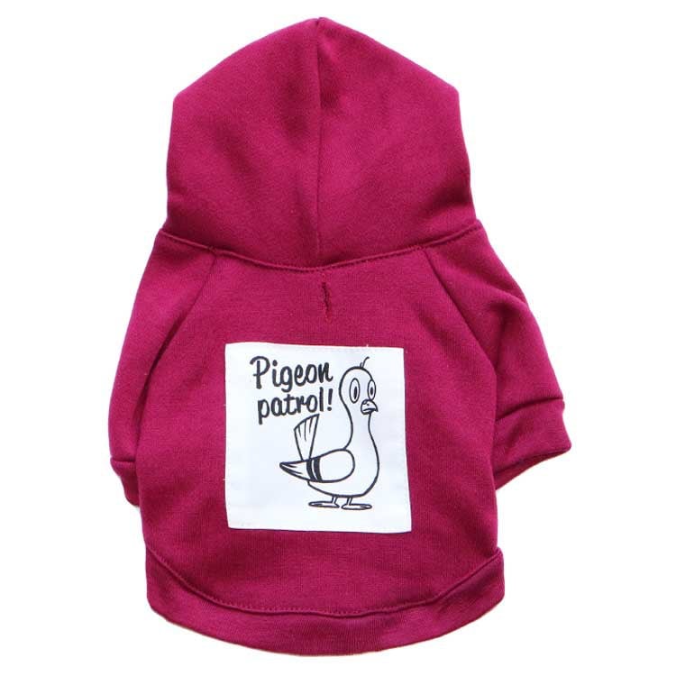 Fleece Printed Kangaroo Pet Sweatshirt 2