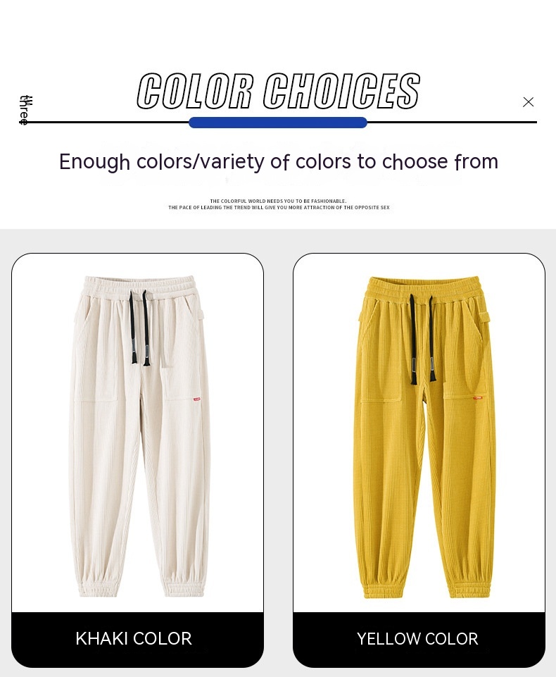 Wide Leg Pants - Dark Blue