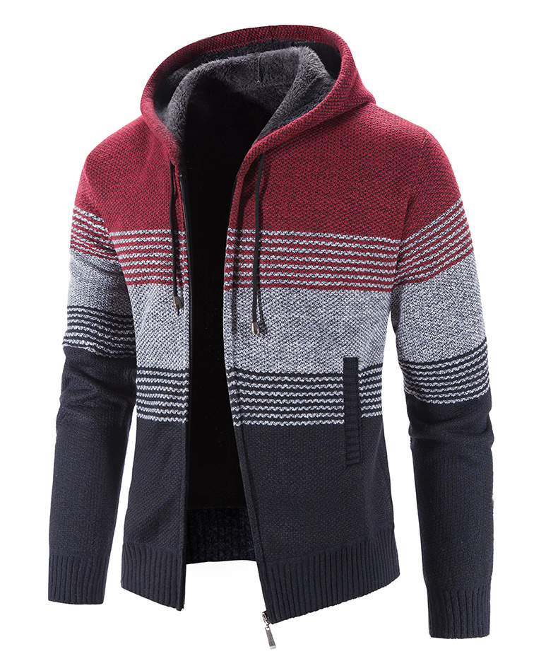 Hooded Fleece Cardigan Style 8