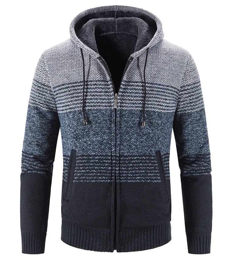 Hooded Fleece Cardigan Style 5