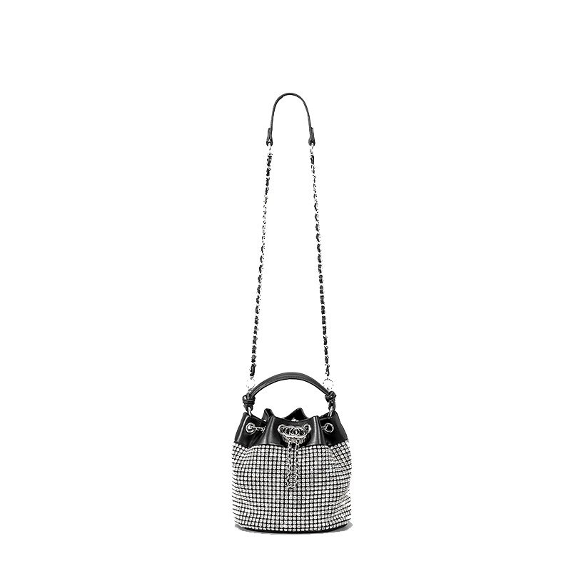 Rhinestone Bucket Bag Image 3