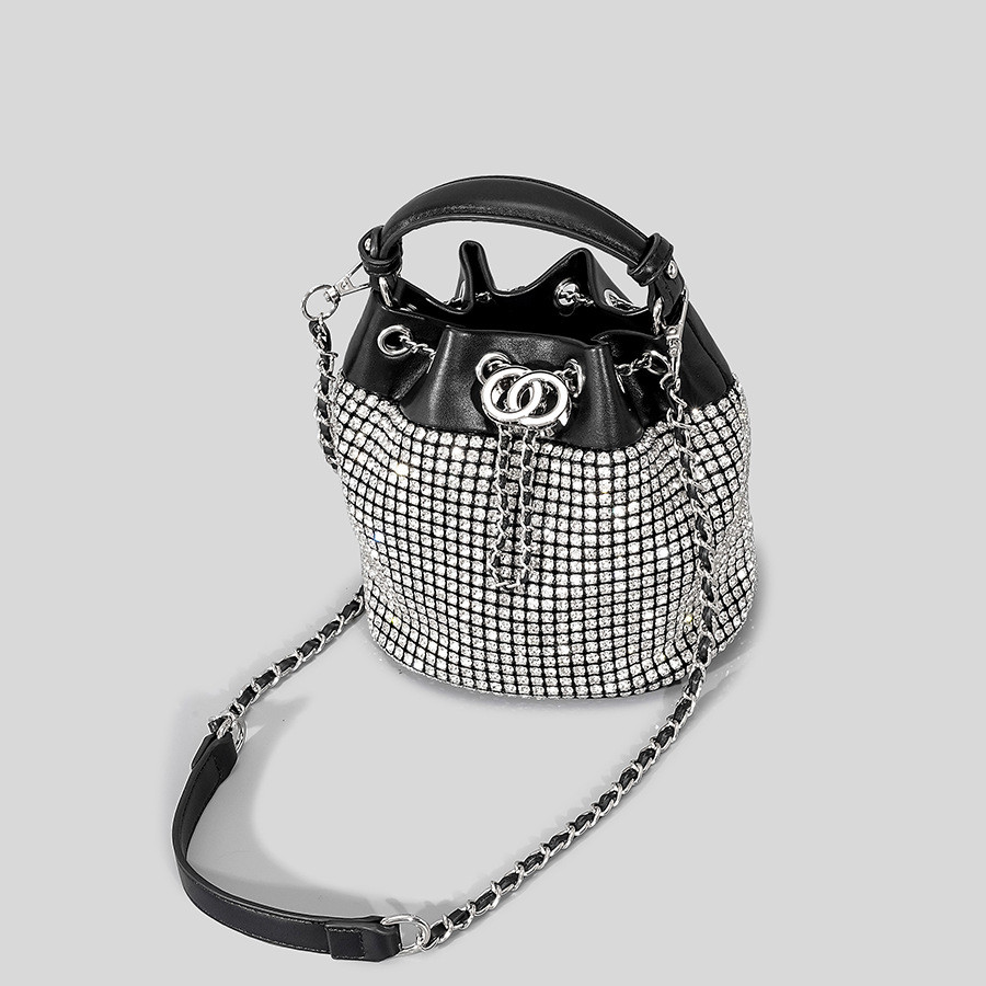 Rhinestone Bucket Bag Image 2