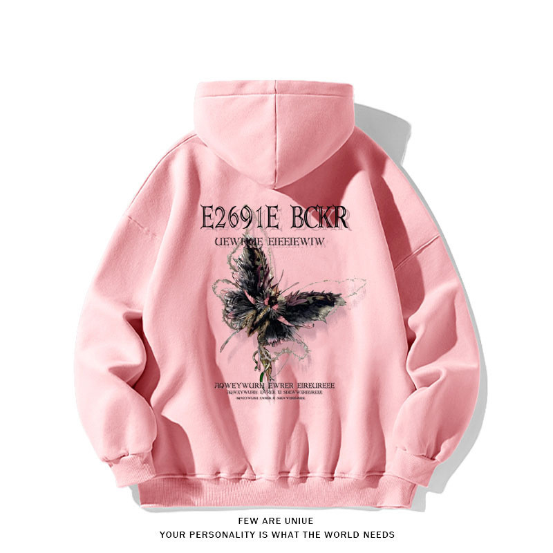 Women’s American-style Retro Butterfly Mid-length Sweater Image 7