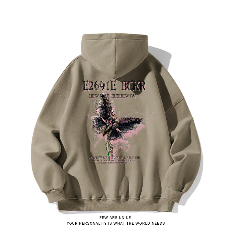 Women’s American-style Retro Butterfly Mid-length Sweater Image 3