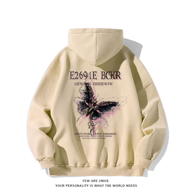 Women’s American-style Retro Butterfly Mid-length Sweater Image 5