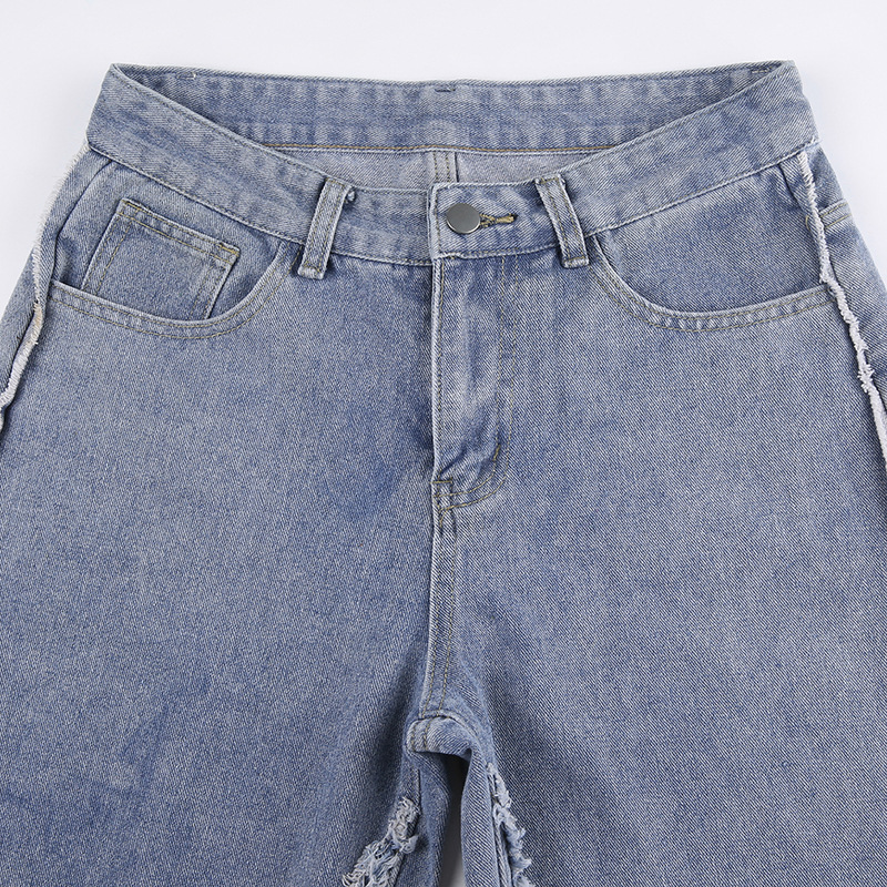 Raw Edge Symmetrical Pentagram Trousers Image 2
