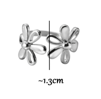 Korean Style Cute Flower Ring 5