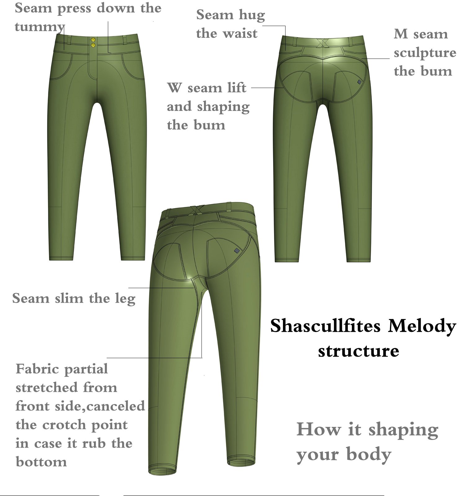 Comfort and Style with Shascullfites Melody Jeans