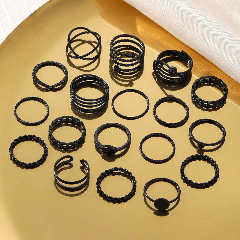 Geometric Spiral Cross Ring 2
