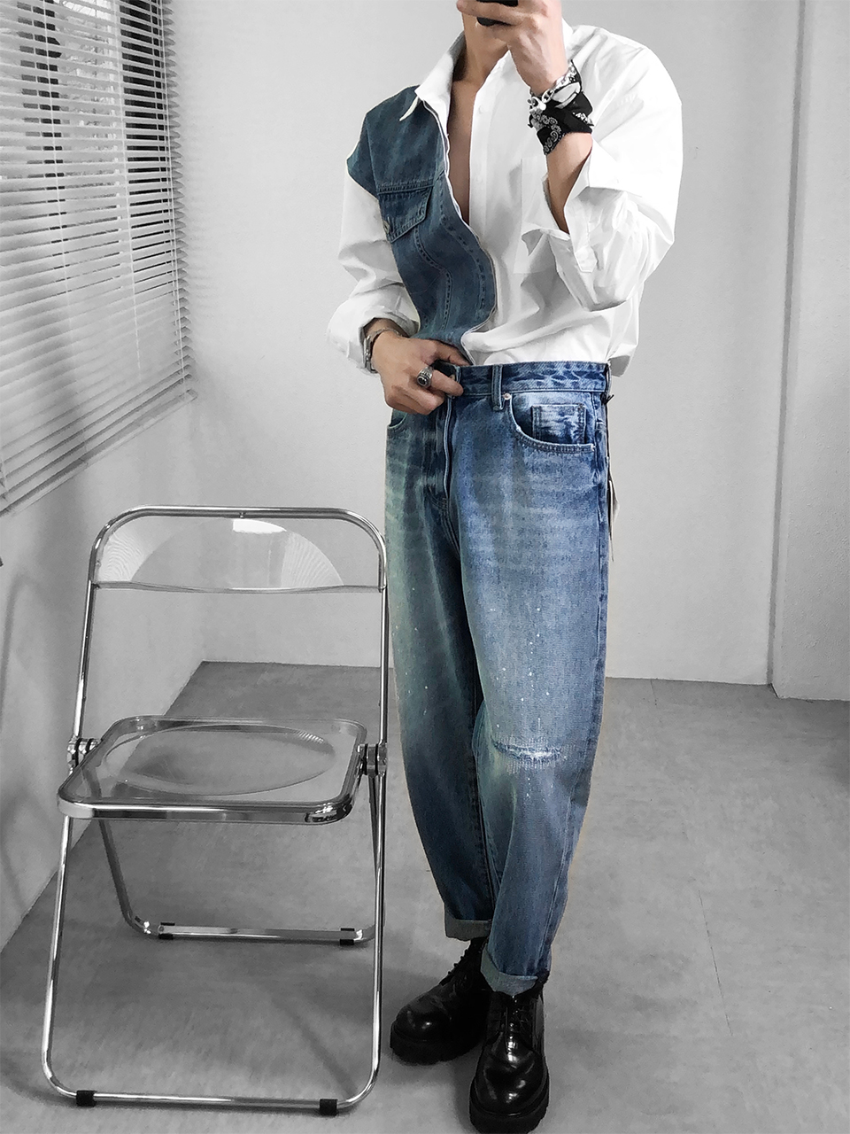 Longdaodao Denim Shirt - Image 4