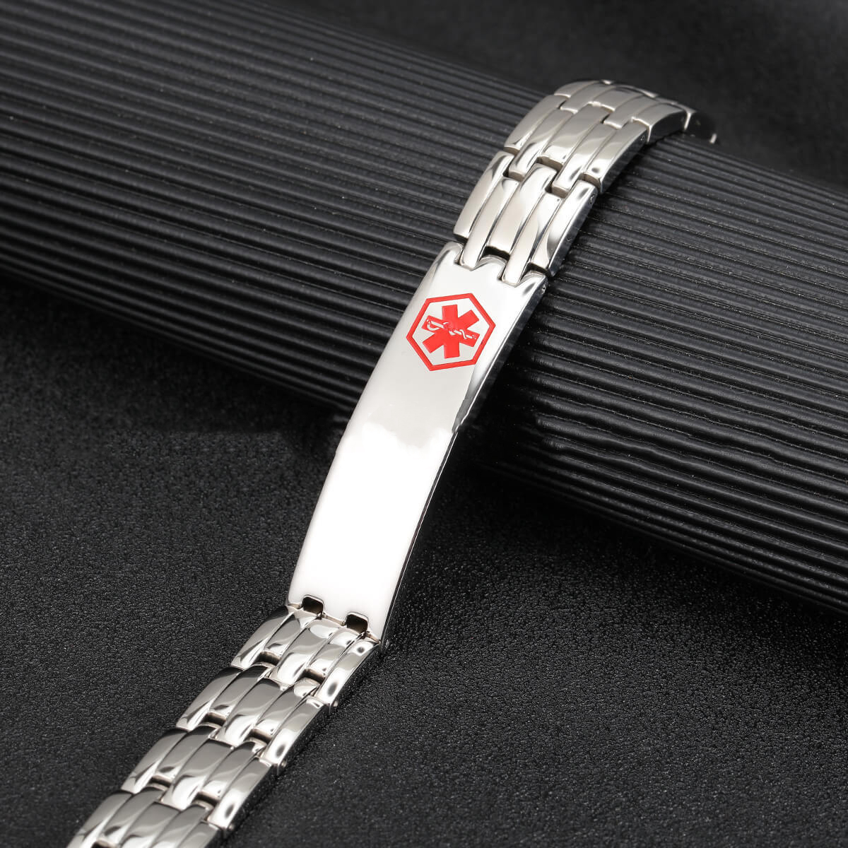 Personalized Pattern Titanium Steel Magnetic Bracelet