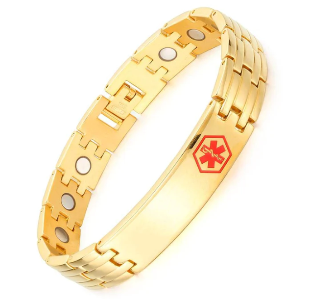 Titanium Steel Magnetic Bracelet - Silver