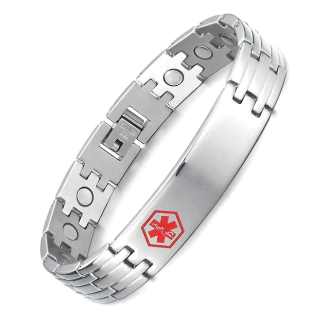 Titanium Steel Magnetic Bracelet - Black