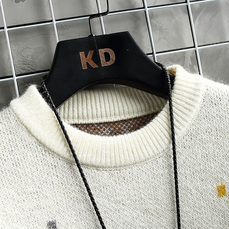Thick Sweater Men's Half Turtleneck Sweater Image 6