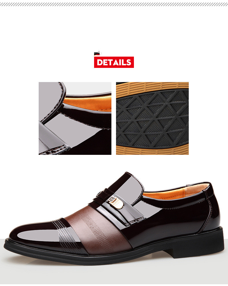 Men's Leather Shoes Top View