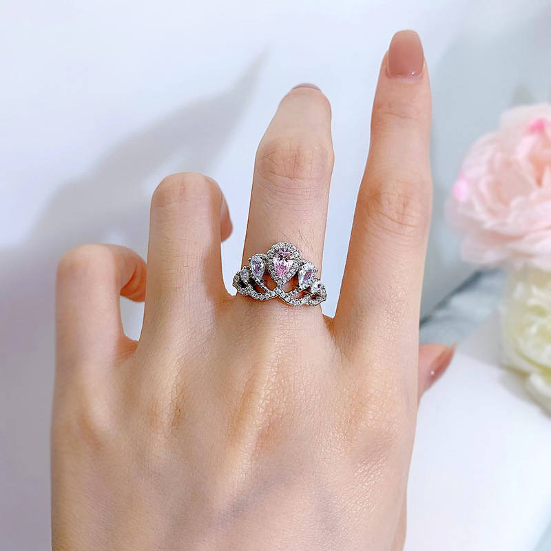 Geometric Silver Ring 5