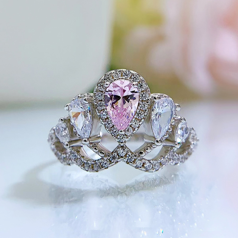 Geometric Silver Ring 8