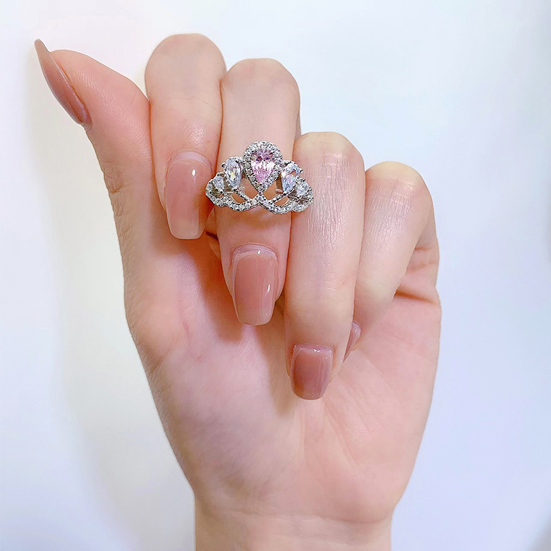 Geometric Silver Ring 6