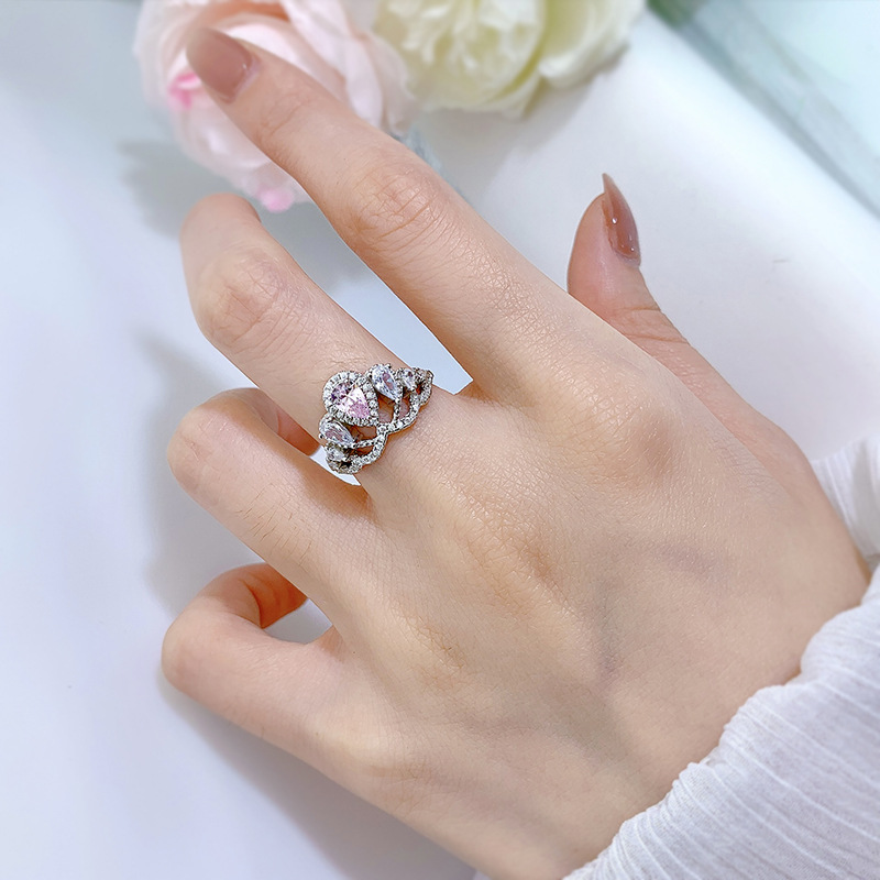 Geometric Silver Ring 3