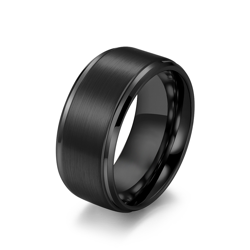 Stylish Black Plated Ring