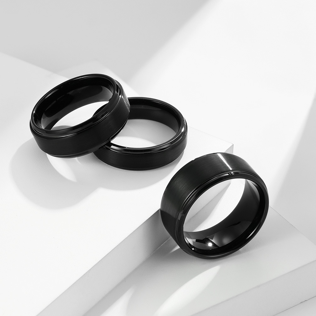 Personalized Tungsten Steel Ring