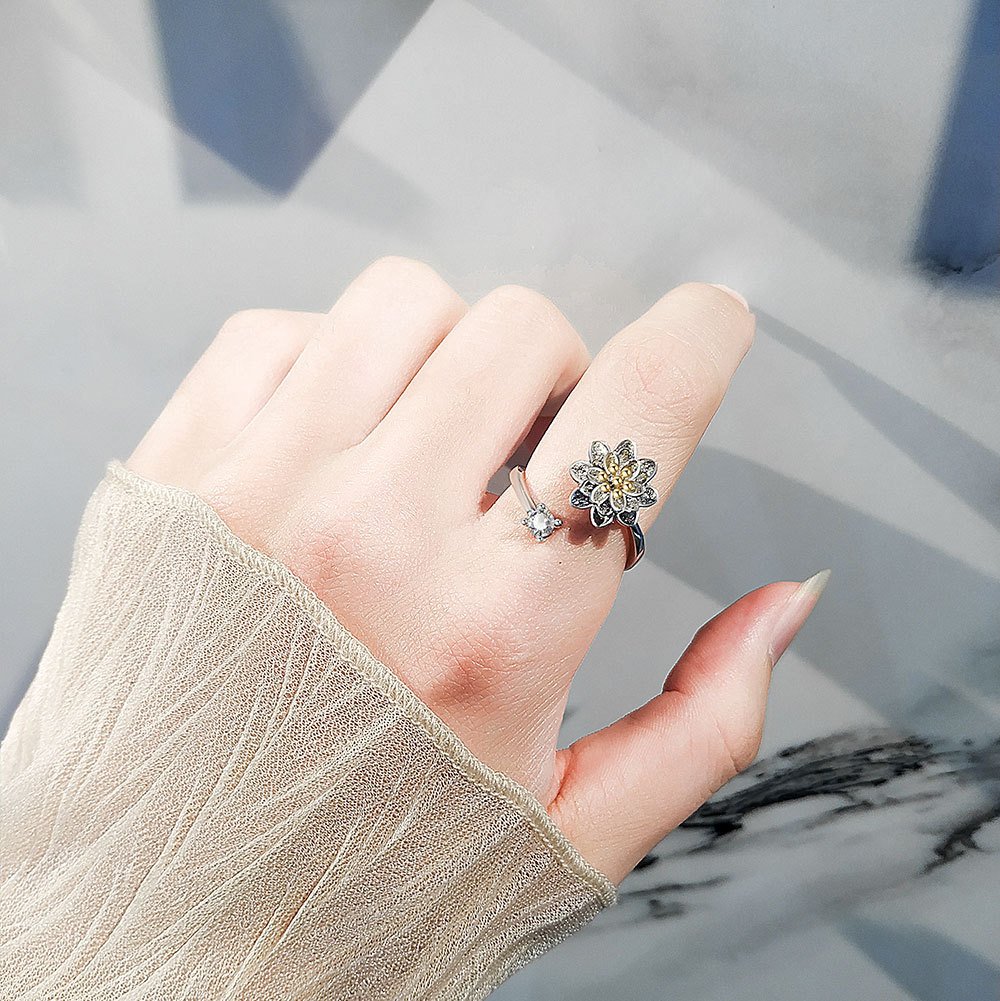 Women's Adjustable Anxiety Relief Open Ring 3