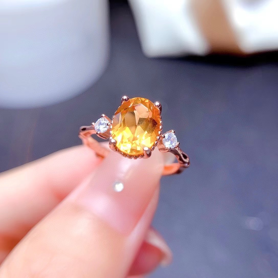 Citrine Ring Display