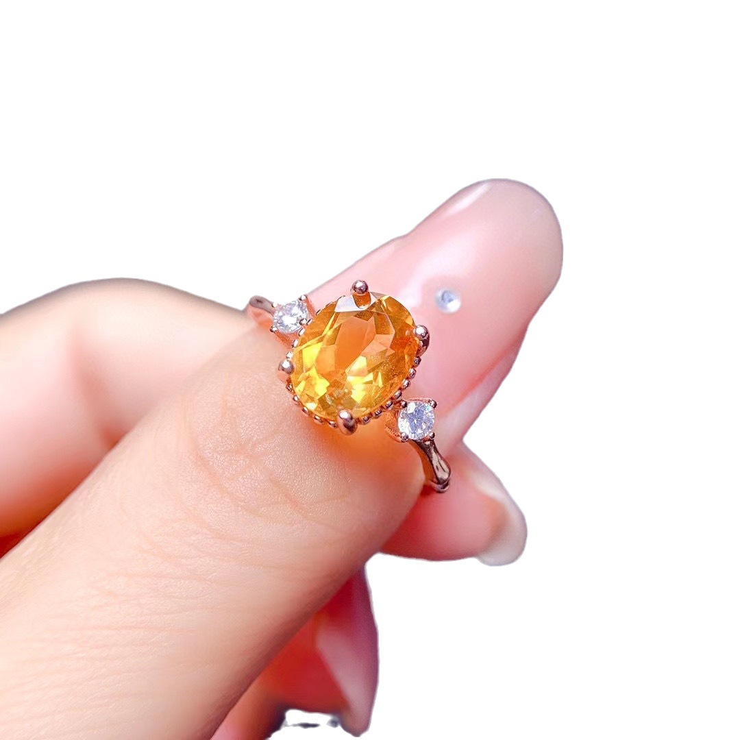 Citrine Ring Close-Up