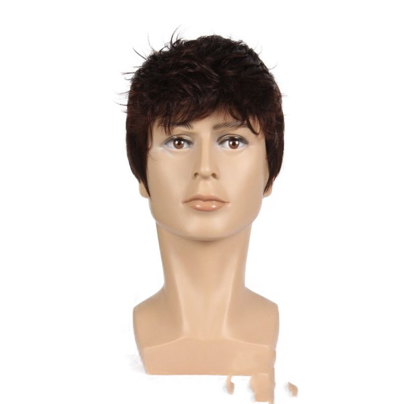 Men's Short Hair Wig Styling