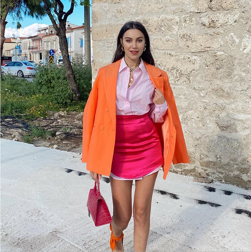 Stylish Satin Skirt