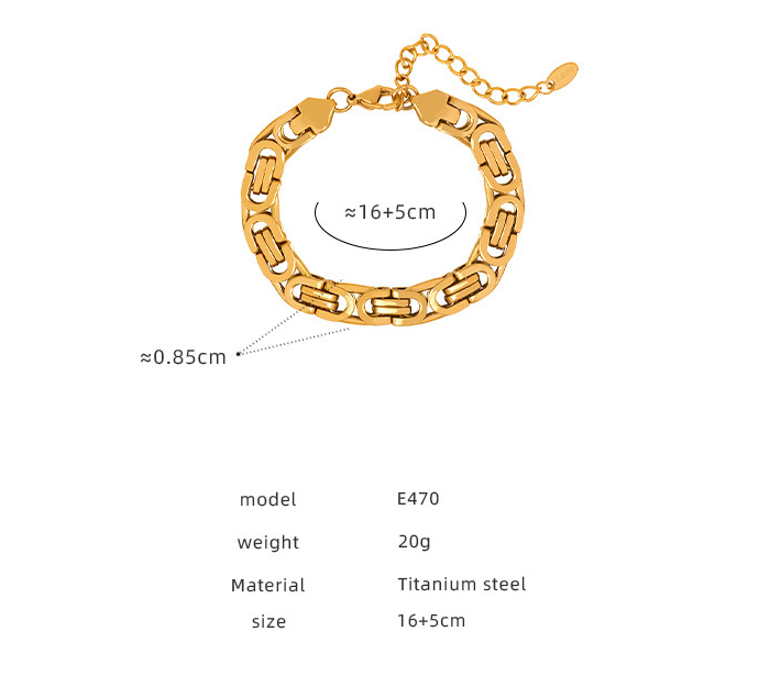 Vintage Cuban Thick Chain Bracelet 1