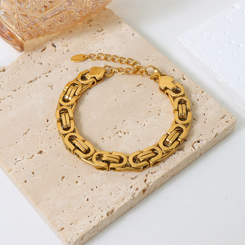 Vintage Cuban Thick Chain Bracelet 4