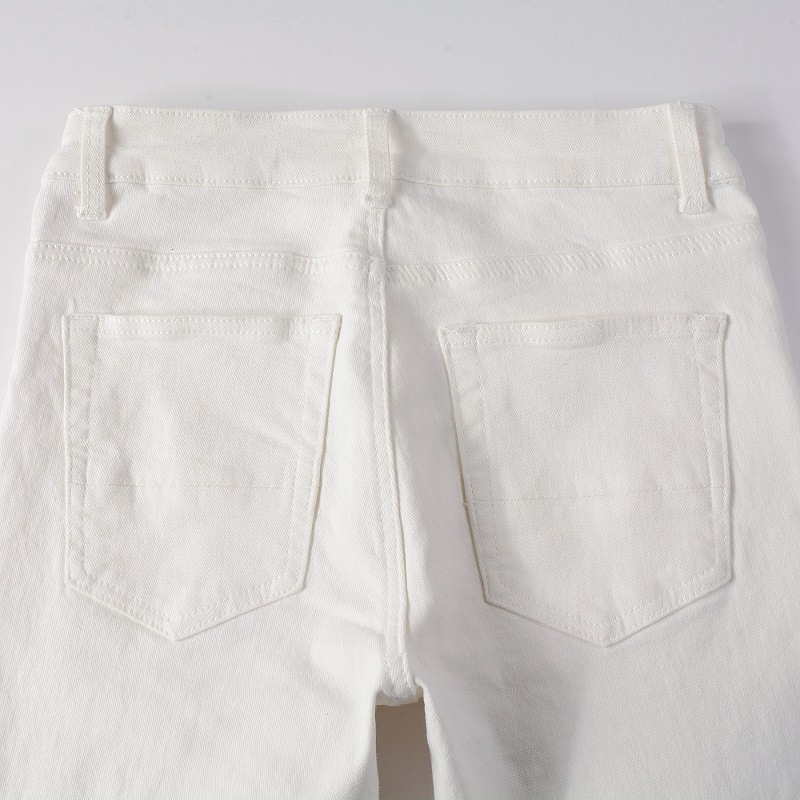 Women's High Street Ripped Stretch Slim Jeans 8