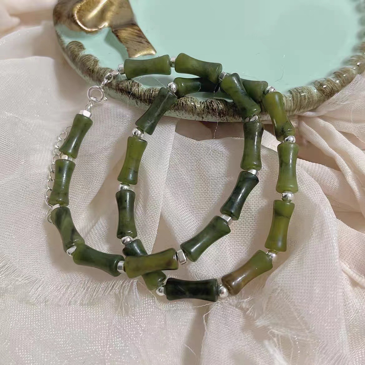 Geometric Beaded Bracelet