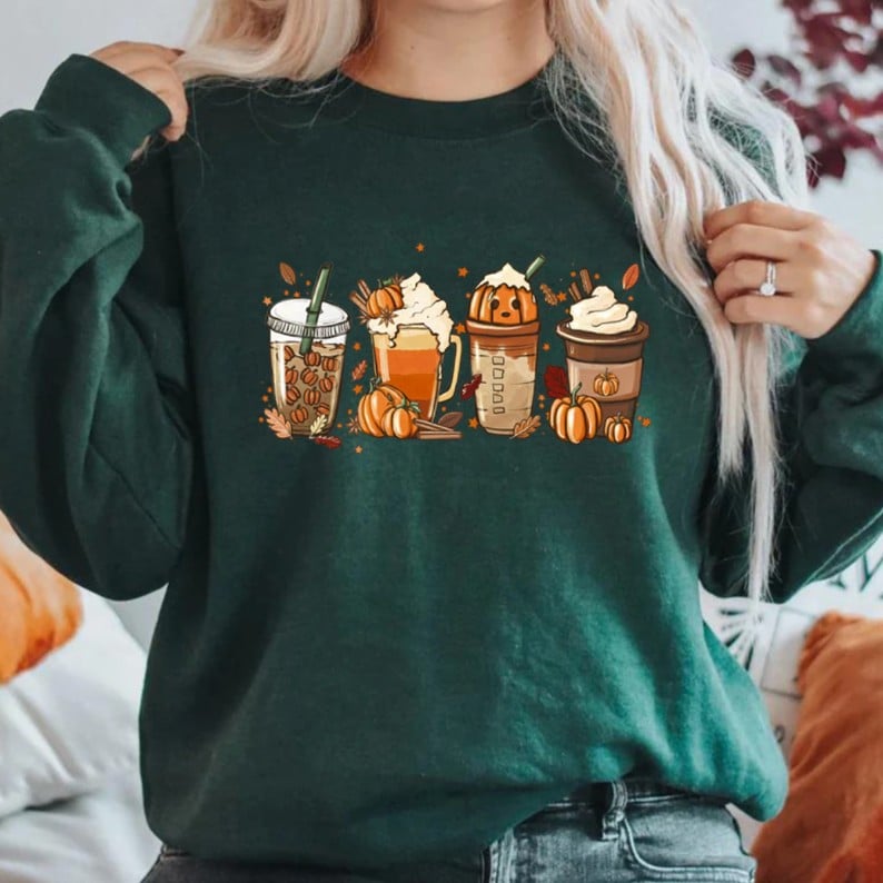 Pumpkin Spice Pullover Back View