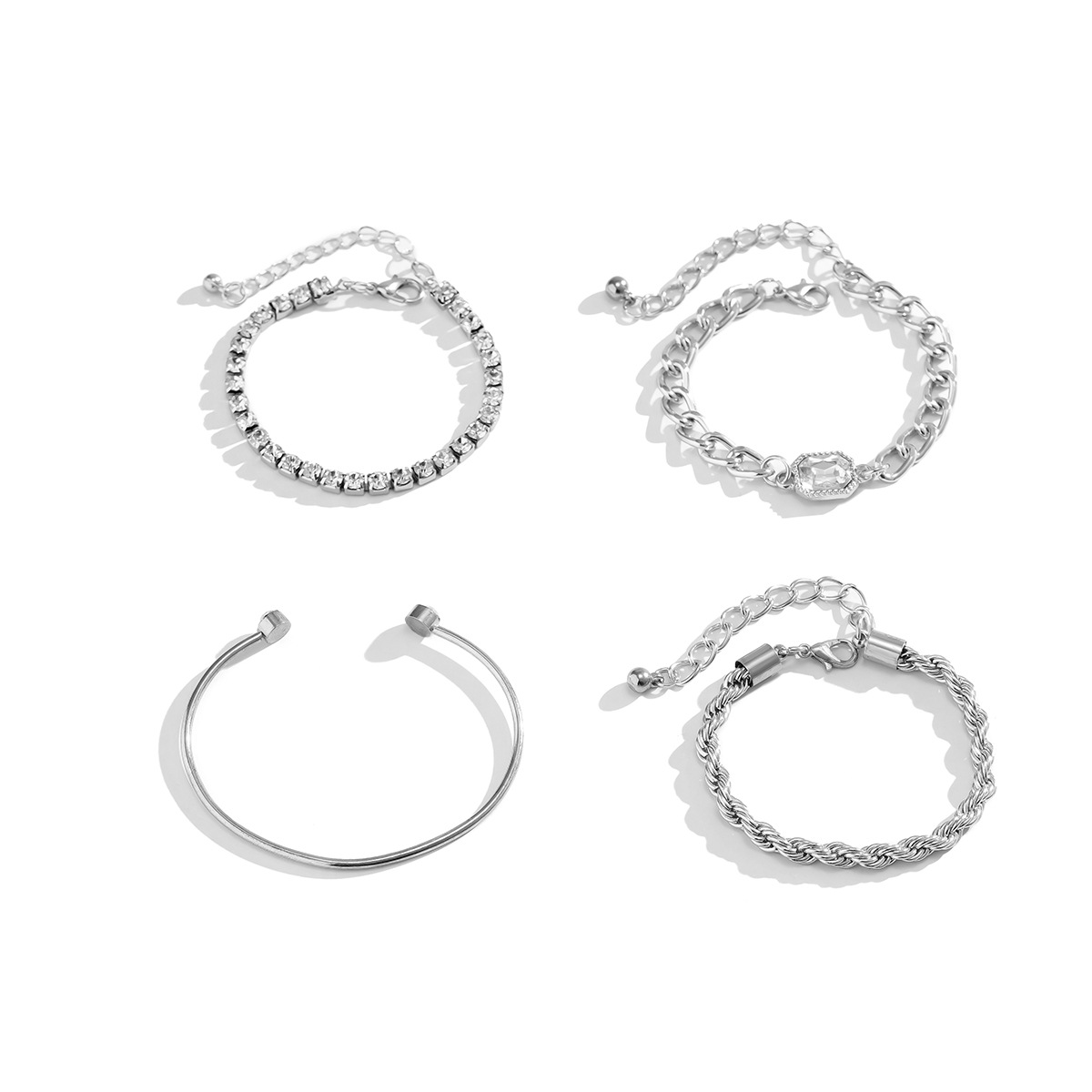 Hollow Metal Fashion Bangle 10