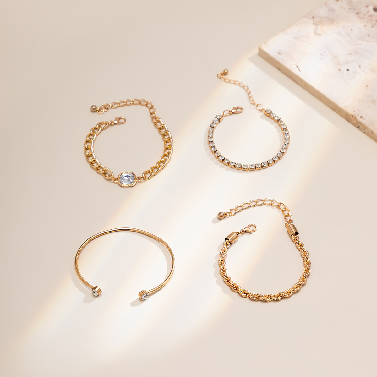 Hollow Metal Fashion Bangle 5