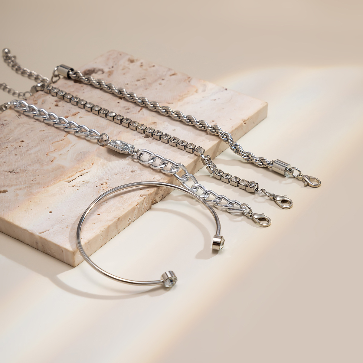 Hollow Metal Fashion Bangle 8