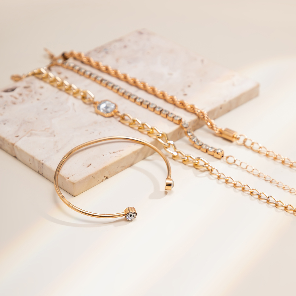 Hollow Metal Fashion Bangle 7