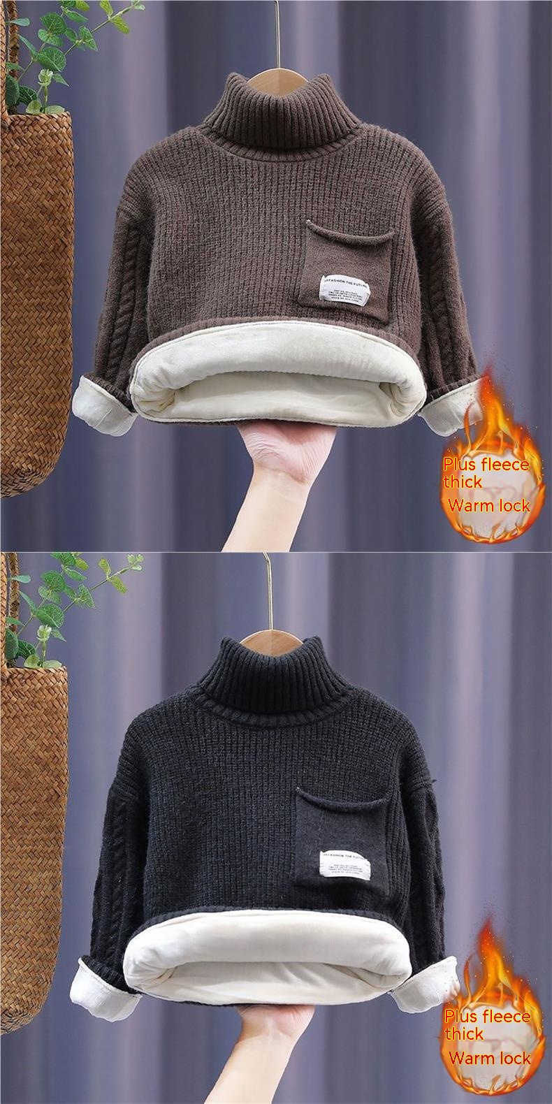 Sweater in navy blue
