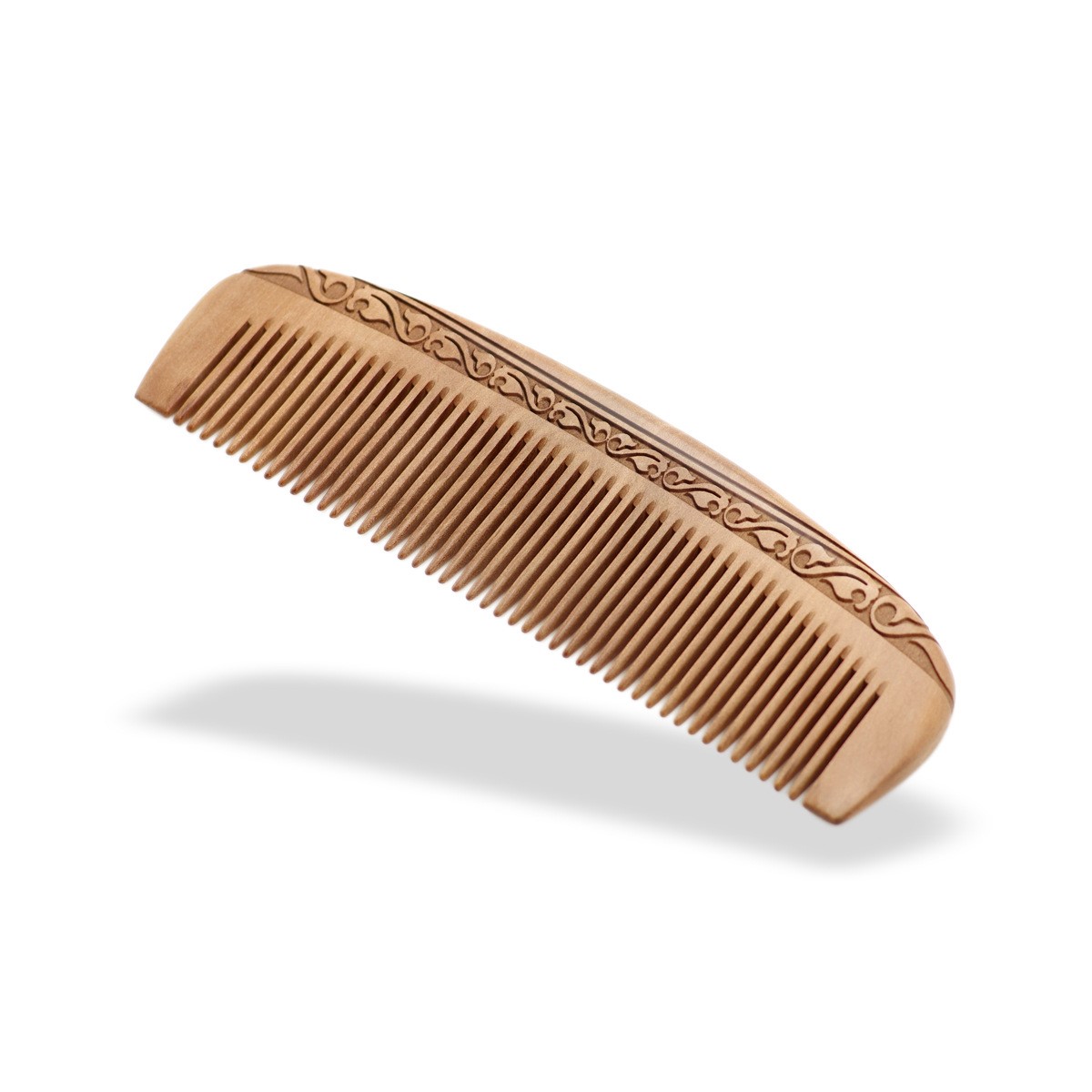 Peach Wood Comb Design