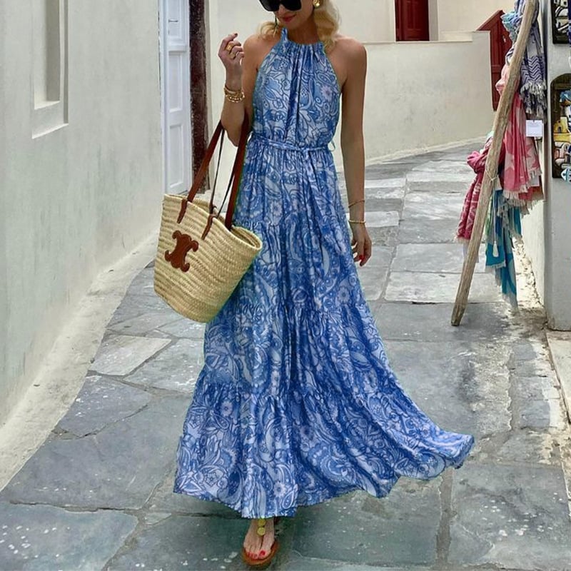 Women's Sleeveless Dress - Model View