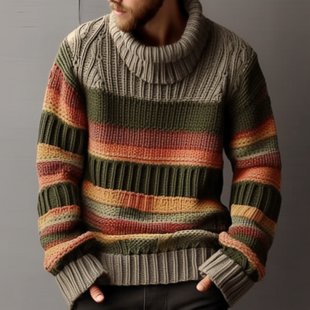 Men's Turtleneck Sweater Image 2