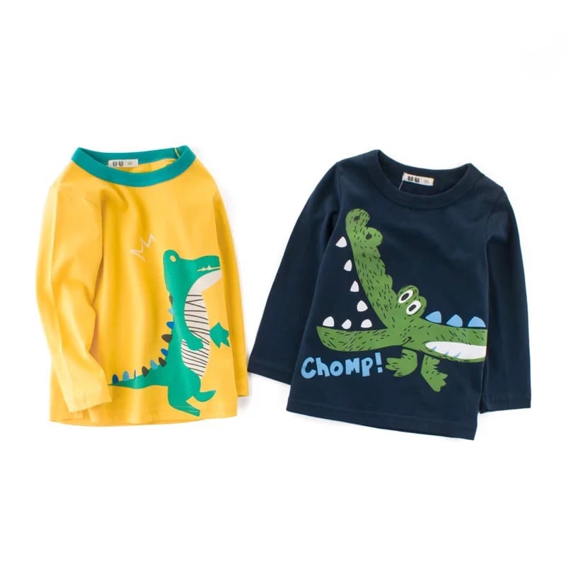 Children's Bottoming Shirt - Sapphire Blue Style